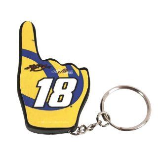 NASCAR Kyle Busch Number 1 Fan Keychain Sports & Outdoors