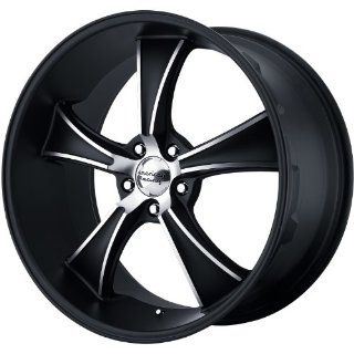 American Racing Vintage Boulevard 18 Black Wheel / Rim 5x4.5 with a 0mm Offset and a 72.6 Hub Bore. Partnumber VN80589512700 Automotive