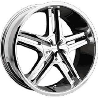 Pacer Tailspin 17x7.5 Chrome Wheel / Rim 4x100 & 4x4.5 with a 42mm Offset and a 73.00 Hub Bore. Partnumber 778C 7750342 Automotive