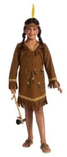 Native American Indian Girl Kids Costume, Large Toys & Games