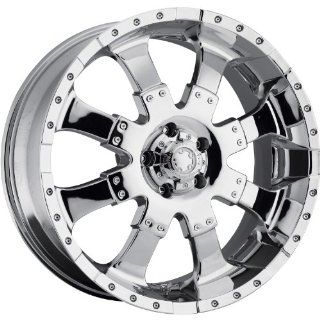 Ultra Goliath 20x9 Chrome Wheel / Rim 8x180 with a 18mm Offset and a 124.30 Hub Bore. Partnumber 224 2998C+18 Automotive