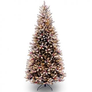 7.5 ft. Dunhill Fir Slim Tree with Clear Lights
