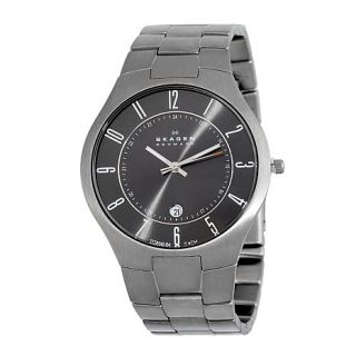 Skagen Denmark Men's Titanium Watch with Grey Titanium Link Bracelet