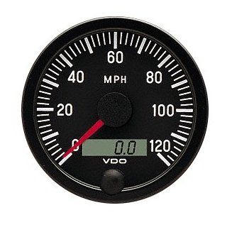 VDO 437153 Vision Style Programmable Speedometer Gauge 3 3/8" Diameter Automotive