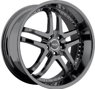 Prado Dante 20 Black Chrome Wheel / Rim 5x4.5 & with a 42mm Offset and a 73.1 Hub Bore. Partnumber 901 20065PB42 Automotive