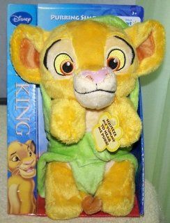 Disney Lion King Exclusive Plush Figure Purring Simba Green Blanket Toys & Games