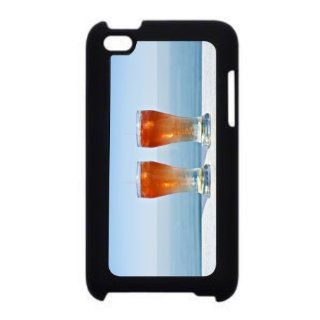 Rikki KnightTM Cocktails on the Beach Design iPod Touch Black 4th Generation Hard Shell Case Computers & Accessories