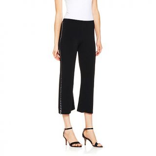 Slinky® Brand Cropped Pants with Side Studs