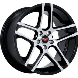 Ruff R954 19 Black Wheel / Rim 5x4.75 with a 50mm Offset and a 70.3 Hub Bore. Partnumber R954IM5I50N70 Automotive