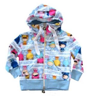 Harajuku Lovers By Gwen Stefani * Snowbunny * All Over Blue Hoody For Kids * 08 Newest Collection *, 8 Clothing