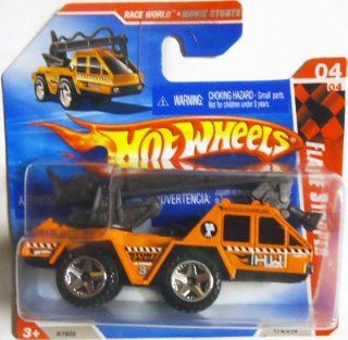 2010 Hot Wheels Orange FLAME STOPPER #174/214, OFF ROAD Wheels, Race World Movie Stunts #4/4 (Short Card) Toys & Games