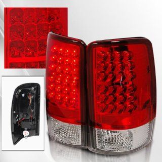 Chevy Suburban Tahoe / GMC Denali, XL, Yukon Denali 00 01 02 03 04 LED Tail Lights ~ pair set (Red) Automotive