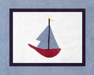 Come Sail Away Nautical Accent Floor Rug by Sweet Jojo Designs Baby