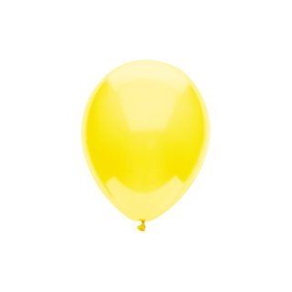 Solid BRIGHT YELLOW Quality 11" Latex Helium Balloons   Set of 10 Health & Personal Care