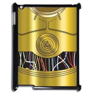C3PO iPad 2 3 4 Case Star Wars C3P0 C 3PO Collector Black/White Gold PC Cases Cover at NewOne Cell Phones & Accessories