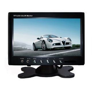 Vroom 7 inch TFT LCD Standalone Monitor PAL/NTSC System Quad Display Monitor  Vehicle Headrest Video 