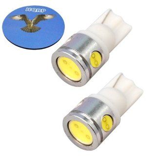 HQRP 2 pack T10 Wedge Base 4 LEDs SMD LED Bulbs Cool White for W5W 147 152 158 159 161 168 184 192 193 194 259 280 285 447 464 501 Replacement plus HQRP Coaster Automotive