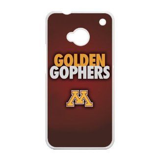 NCAA Minnesota Golden Gophers Logo Unique Durable Hard Plastic Case Cover for HTC ONE M7 Custom Design UniqueDIY Cell Phones & Accessories