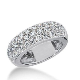 14K Gold Diamond Anniversary Wedding Ring 34 Round Brilliant Diamonds 1.36 ctw. 179WR154114K Wedding Bands Wholesale Jewelry