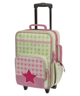 Lassig Kids Mini Rolling Trolley Bag   Starlight Magenta   Luggage