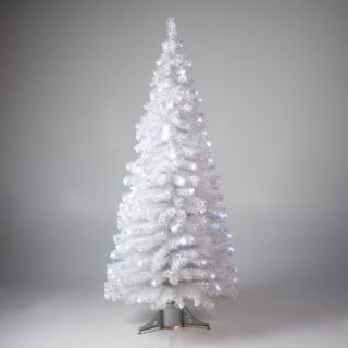 White Clover Medium Fiber Optic Pre lit LED Christmas Tree   Christmas Trees