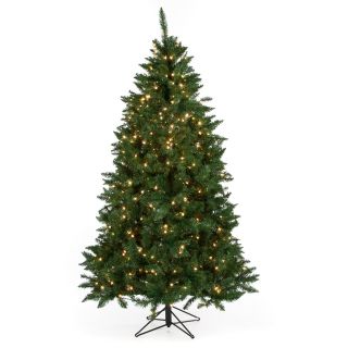 7 ft. Heritage Pine Pre Lit Christmas Tree   Christmas Trees