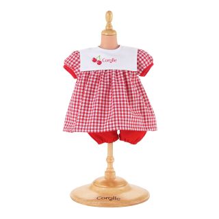 Corolle 17 in. Doll Fashions Red Dress Set   Baby Doll Accessories