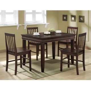 Wolcott 48 in. Wood Fancy Dining Table   Espresso   Dining Tables