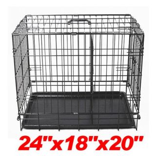 Aosom 1 Door Pet Cage with Divider   Dog Crates