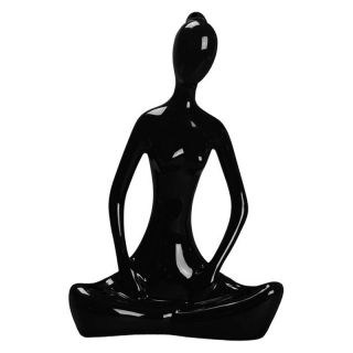 100 Essentials Ceramic Meditation Figurine   13.2H in.   Sculptures & Figurines