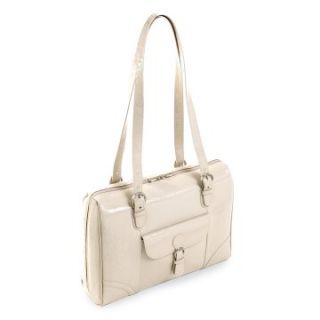 Siamod Molinelli Ladies Leather Laptop Tote   Sand   Briefcases & Attaches