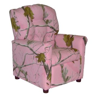 Dozydotes 4 Button Kid Recliner   Camoflauge Pink   Kids Recliners
