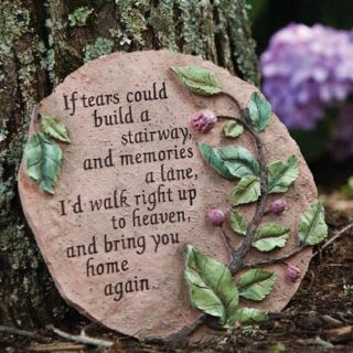 Tears To Heaven Garden Stone   Garden & Memorial Stones