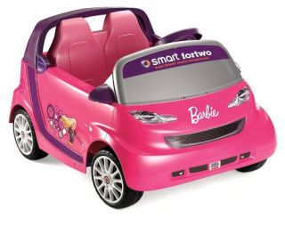 Fisher Price Power Wheels Battery Operated Barbie Smart Car   Battery Powered Riding Toys