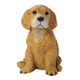 Golden Retriever Puppy Dog Statue   Garden Statues