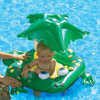 Poolmaster Frog Baby Seat Rider with Top   Swimming Pool Floats