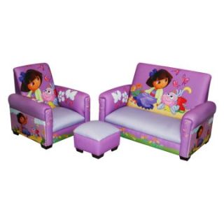 Nickelodeon Dora Picnic 3 Piece Toddler Set   Kids Arm Chairs