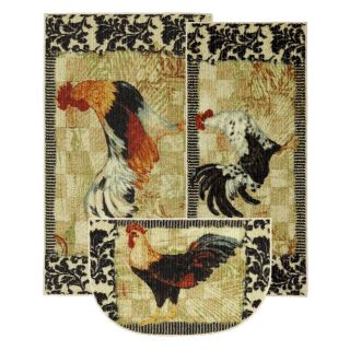 Mohawk New Wave Kitchen Bergerac Rooster Rug   Area Rugs