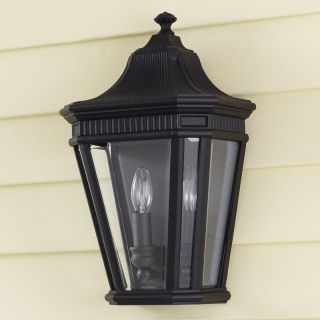 Murray Feiss Cotswold Lane Outdoor Pocket Wall Mount Lantern   16H in. Black   Outdoor Wall Lights