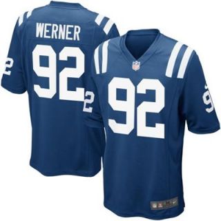 Nike Bjoern Werner Indianapolis Colts 2013 NFL Draft #1 Pick Game Jersey   Royal Blue