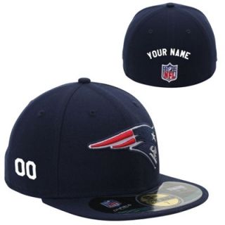 New Era New England Patriots Mens Customized On Field 59FIFTY Football Structured Fitted Hat