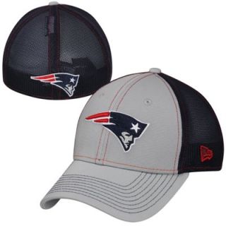 New Era New England Patriots 39THIRTY Flex Trucker Hat   Black