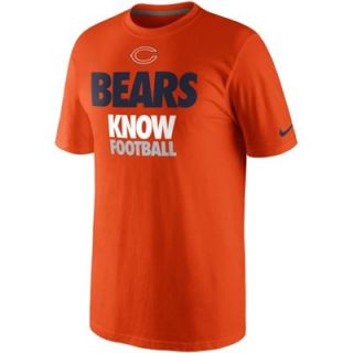 Nike Chicago Bears Draft II T Shirt   Orange