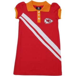 Kansas City Chiefs Infant Girls Polo Dress   Red