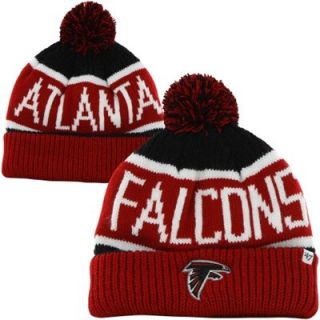 47 Brand Atlanta Falcons Calgary Cuffed Knit Hat   Red/White/Black