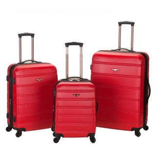 Rockland Melbourne 3 Piece ABS Luggage Set   Luggage Sets