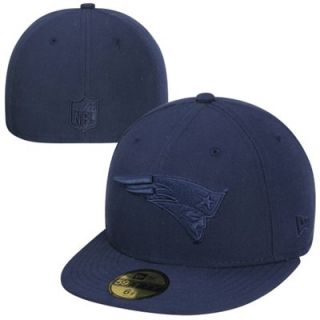 New Era New England Patriots Basic 59FIFTY Fitted Hat   Navy Blue