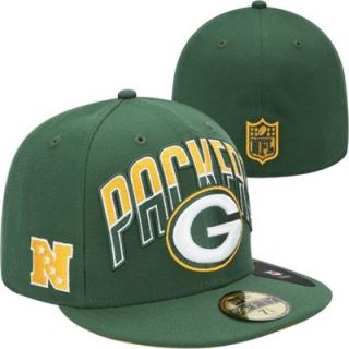 New Era Green Bay Packers 2013 NFL Draft 59FIFTY Hat   Green