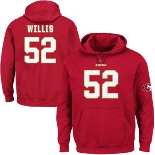 Patrick Willis San Francisco 49ers Eligible Receiver Pullover Hoodie   Scarlet