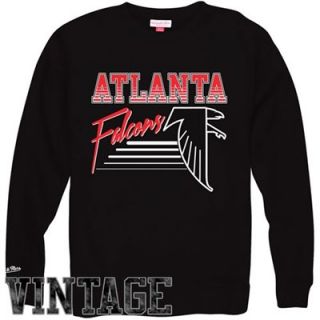 Mitchell & Ness Atlanta Falcons NFL Training Room Crew Sweatshirt   Black